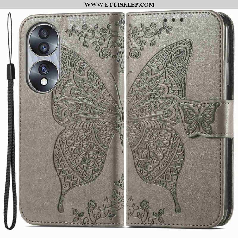 Etui Folio do Honor 70 Barokowy Motyl